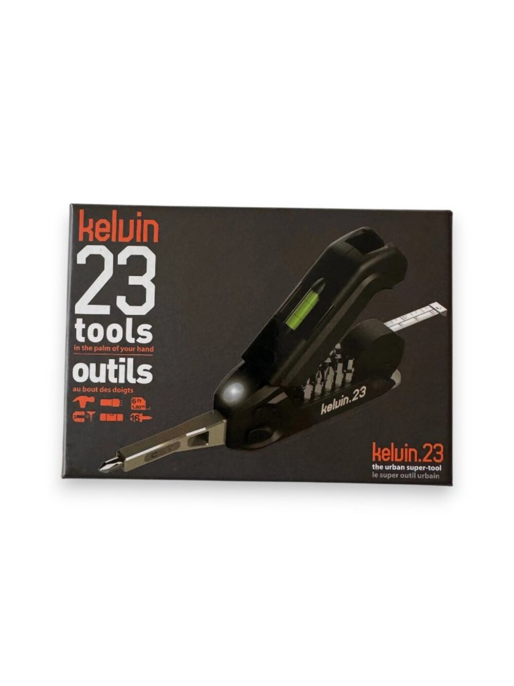 Kelvin Tool 23 Multi-Tool Black Urban Ultra Compact‎ NEW Kelvin.23
